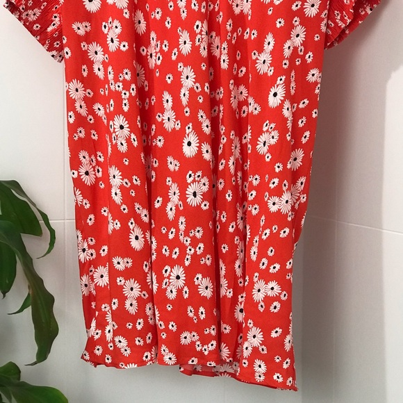 RIXO for Target Red Daisy Floral Swing Dress - Picture 6 of 13